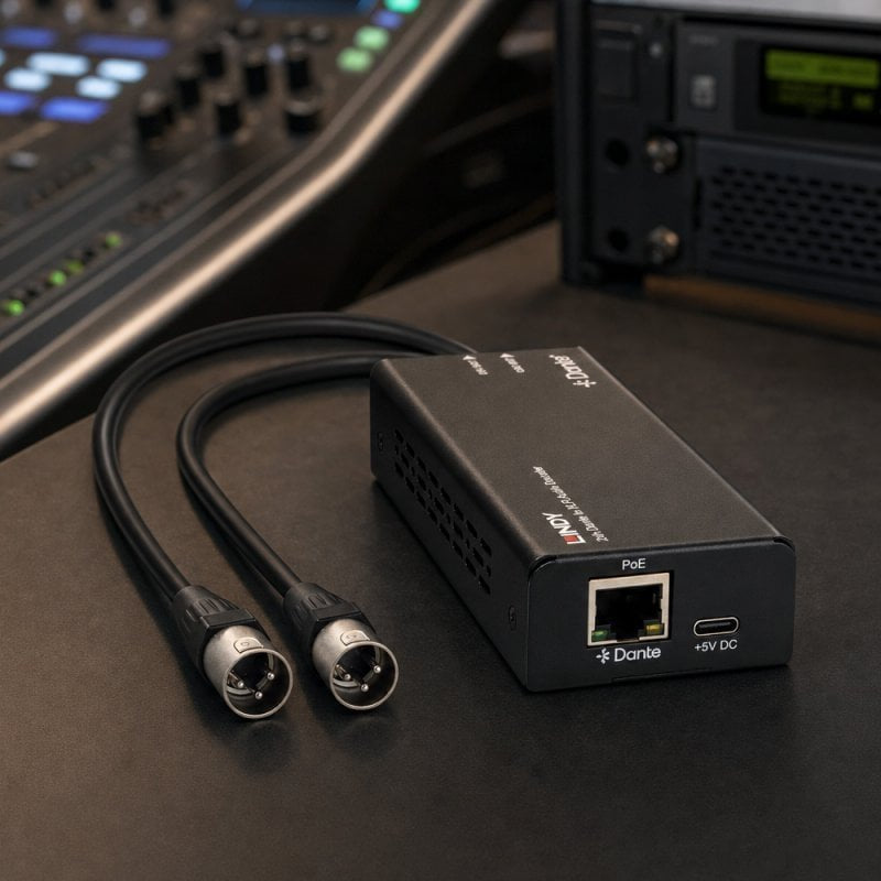 2ch Dante To Xlr Audio Decoder