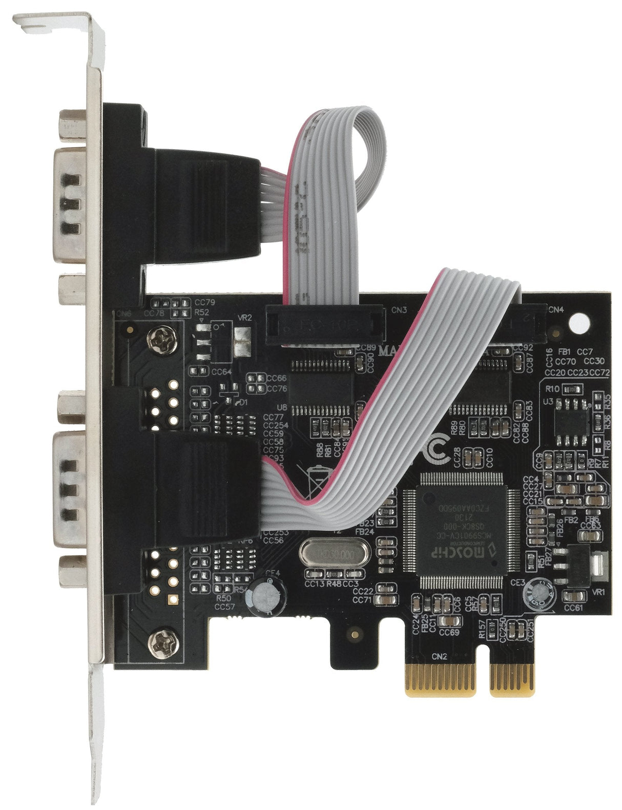 Pcie-Karte 2s Seriell Rs-232 Inkl.Lowprofilbügel Moschip Msc9901