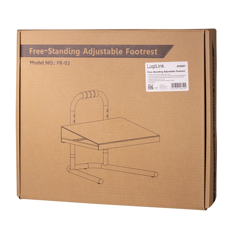 Logilink Eo0007 Soporte Para El Apoyo De Pies Negro