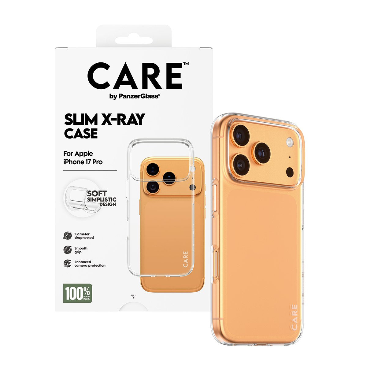 Panzerglass Care Fashionable Case Transparentee X-Ray Soft Basic Iphone 17 Pro
