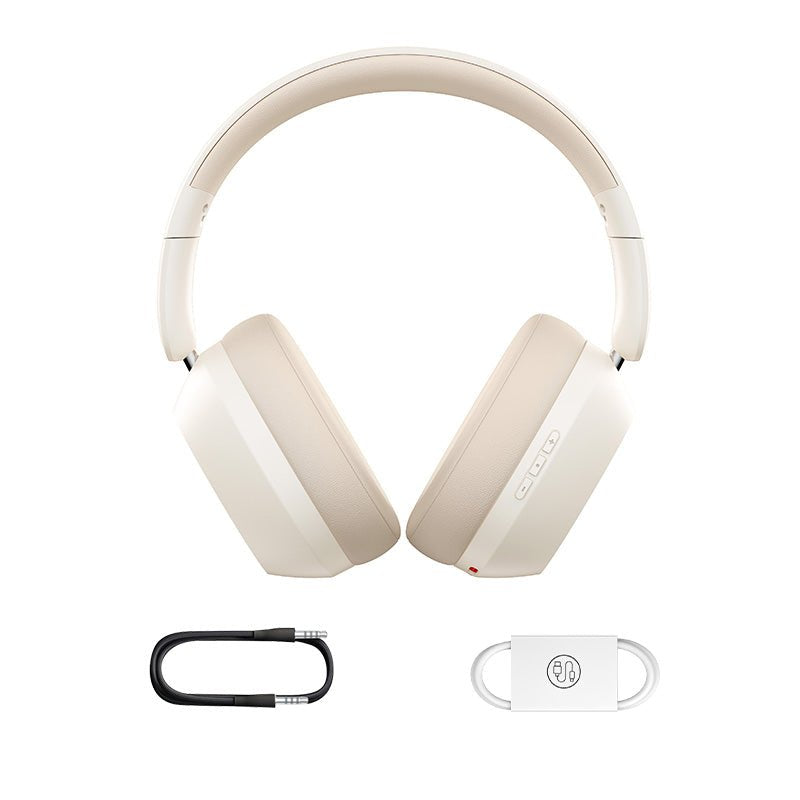 EAN 6932172657840 - Baseus Bass 35 Max Auriculares Inalámbrico y alámbrico Diadema Música USB Tipo C Bluetooth Beige imagen 6