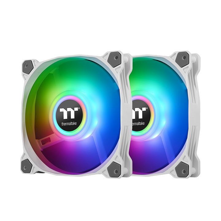 EAN 4713227524162 - Thermaltake Pure Duo 12 Universal Ventilador 12 cm Blanco 2 pieza(s) imagen 1
