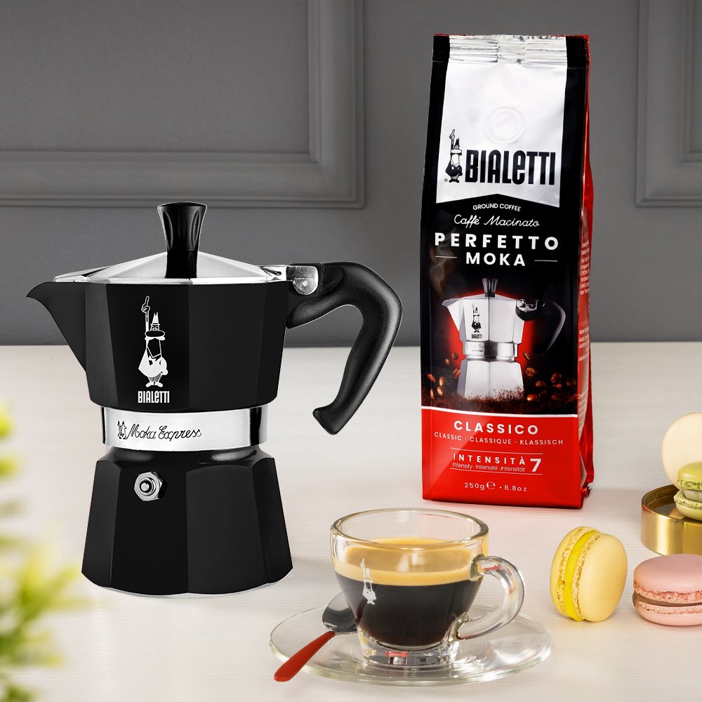 EAN 8006363018418 - Bialetti Moka Express Cafetera italiana Negro imagen 3