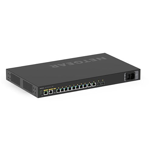 Netgear 12-Port Av Line M4250-10g2xf-Poe++ 8x1g Utra90 Poe++ 802.3bt 720w 2x1g 2xsfp+ Managed Switch