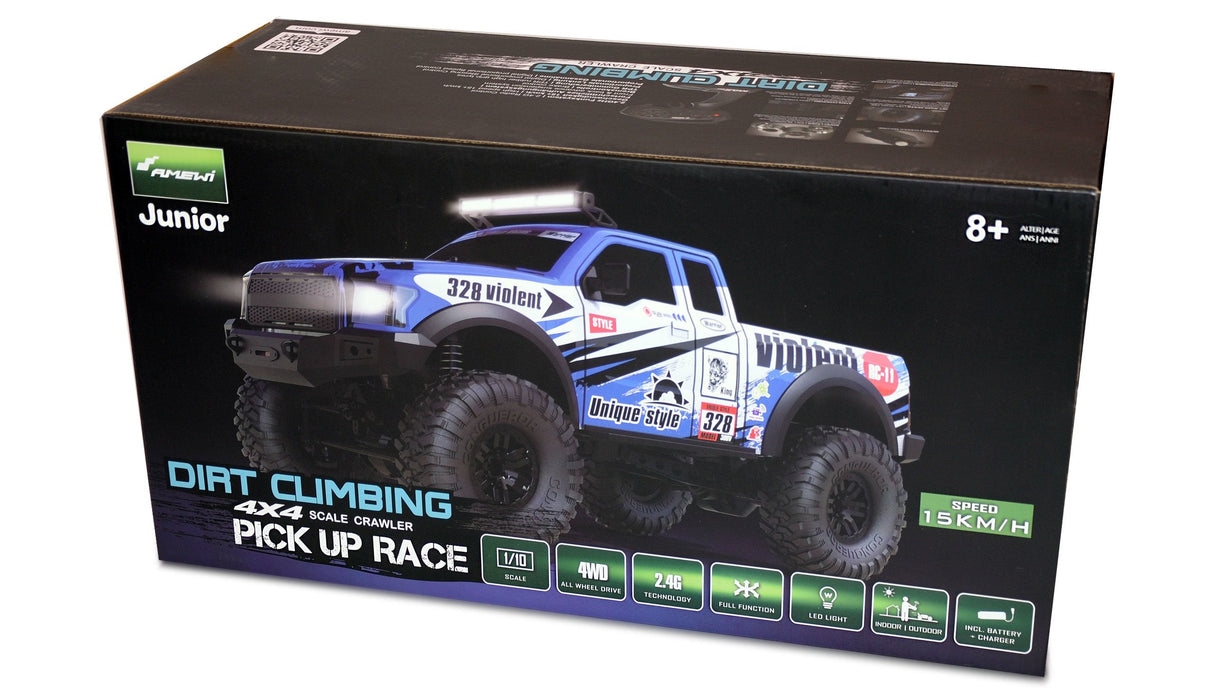 Amewi Rc Auto Dirt Pickup Crawler Liion 1500mah Azul /8+