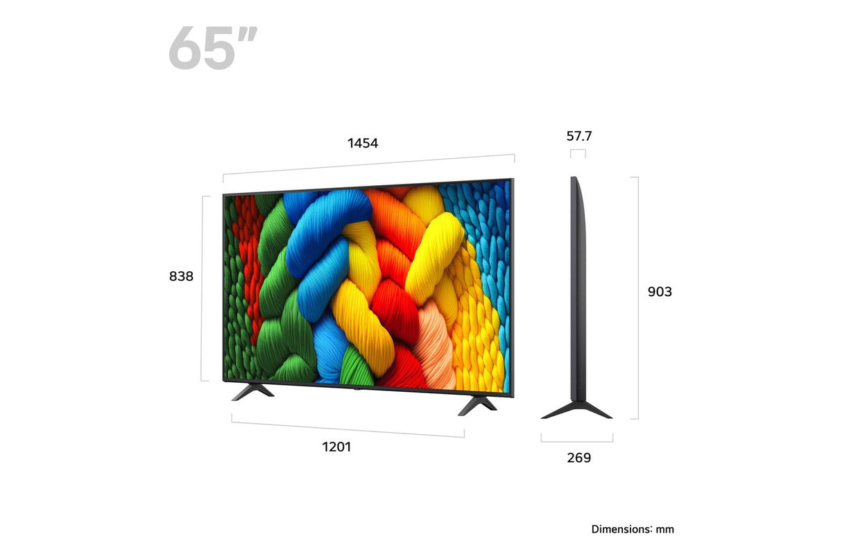Televisor Lg Nanocell 65nano80a6b 65' Ultra Hd 4k Smart Tv Wifi