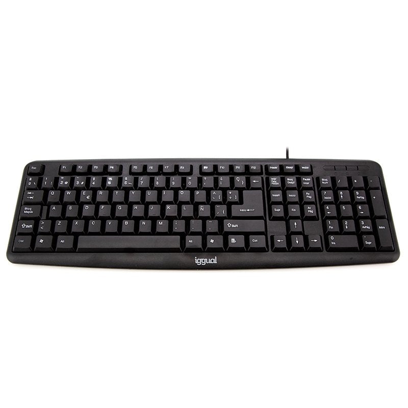 Iggual Teclado Estándar Ck-Basic-105t Negro