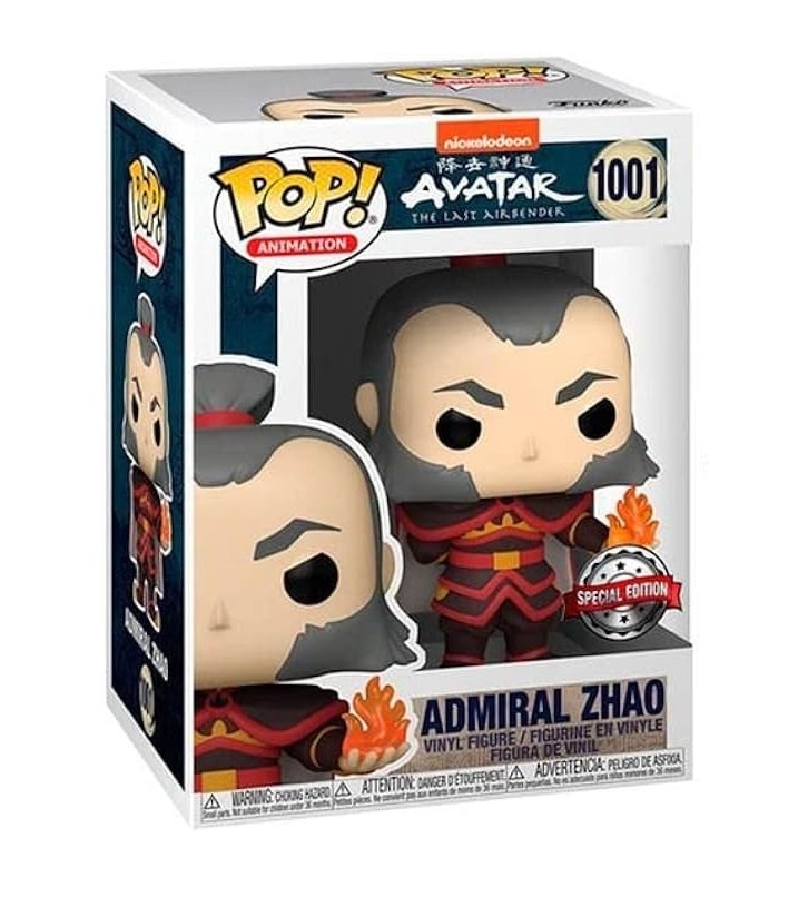 Figura Pop Avatar Admiral Zhao With Fireball Exclusive