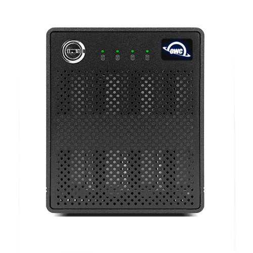 Owc Thunderbay 4 Mini, Caja Para Unidades (Negro, Gabinete Thunderbolt 3 Para Hdd/Ssd De 4 Unidades De Calidad Profesional)