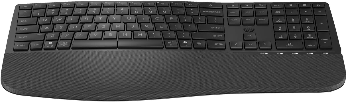 EAN 0198122954957 - HP 685 Comfort Dual-Mode Keyboard teclado Oficina RF Wireless + Bluetooth Negro imagen 1