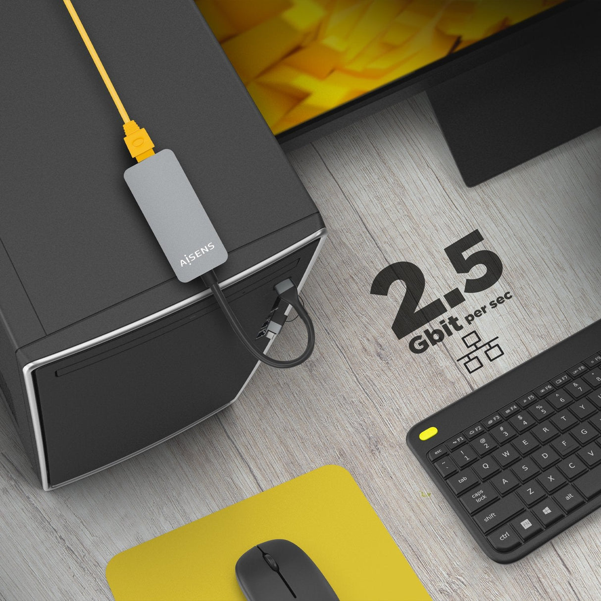 EAN 8436574708479 - AISENS A109-0710 adaptador y tarjeta de red 2500 Mbit/s imagen 5