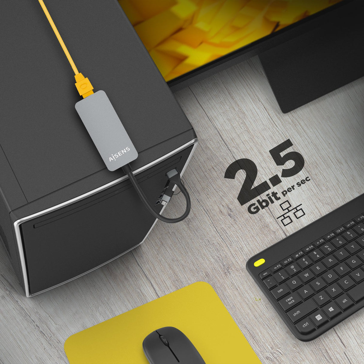 EAN 8436574708479 - AISENS A109-0710 adaptador y tarjeta de red 2500 Mbit/s imagen 5