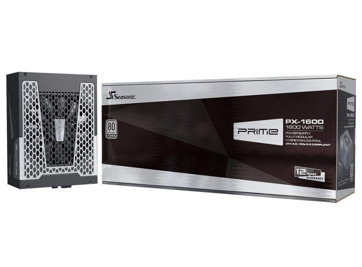 EAN 4711173878032 - Seasonic ATX3-PRIME-PX-1600 unidad de fuente de alimentación 1600 W 20+4 pin ATX ATX Negro imagen 10