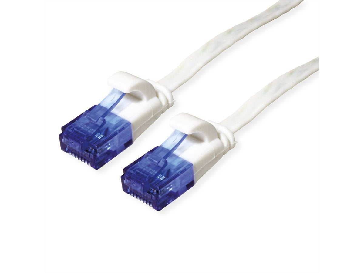Value Cable De Red Cat.6a (Class Ea) Utp, Extra-Flach, Wei, 0,5 M