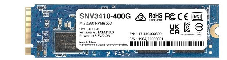 Disco Ssd Synology Snv3410-400g Nvme Pcie 3.0 M.2 2280