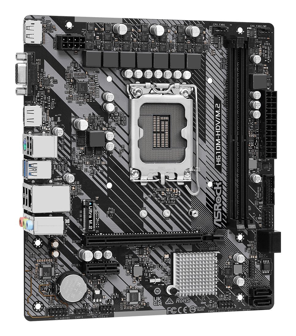 EAN 4710483939860 - Asrock H610M-HDV/M.2 R2.0 Intel H610 LGA 1700 micro ATX imagen 4
