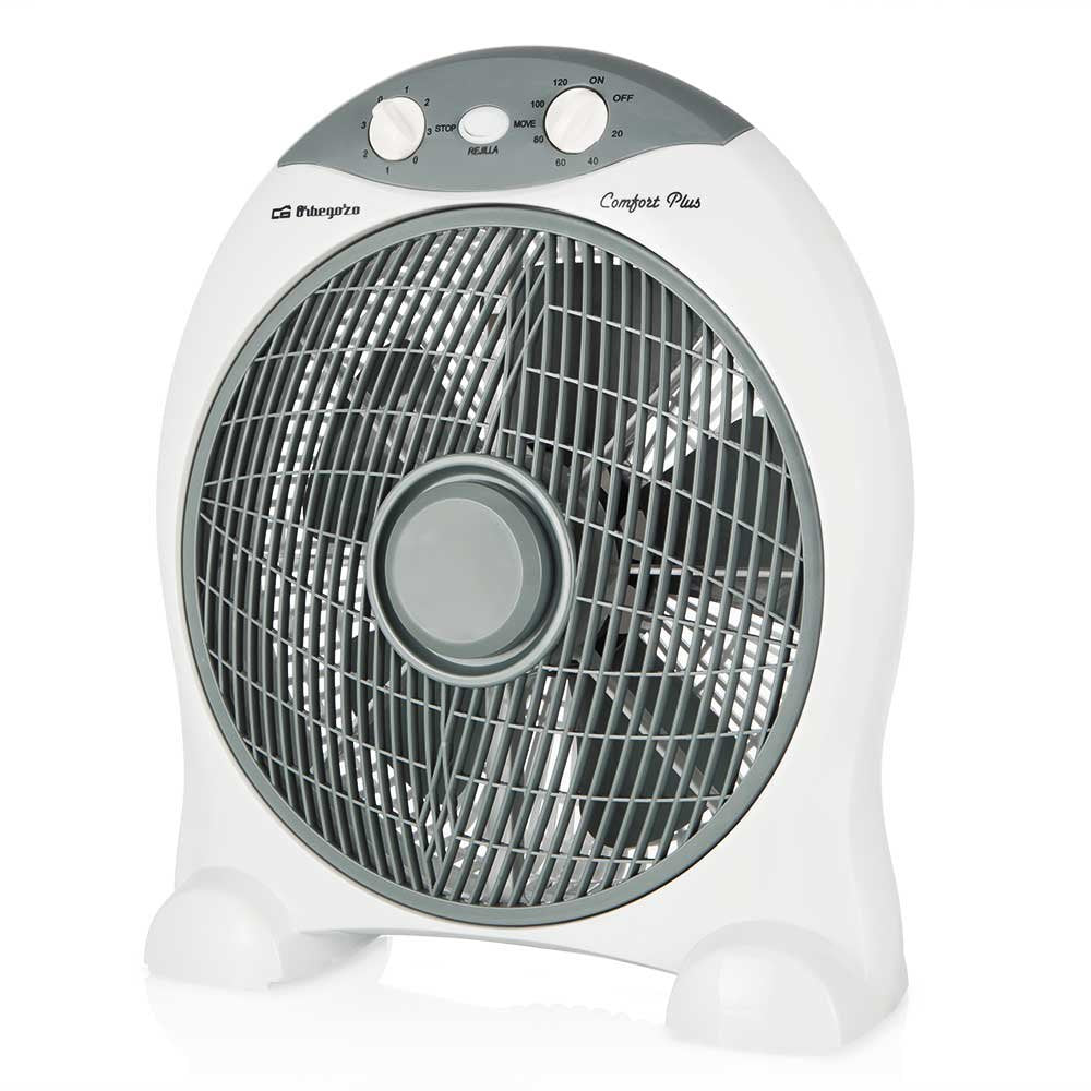 Ventilador De Suelo Orbegozo Box Fan Bf 1030 45w 5 Aspas 30cm 3 Velocidades