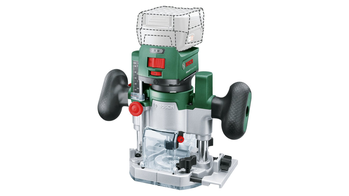 Bosch Bricolaje Y Jardín Fresadora Inalámbrica Advancedtrimrouter 18v-8 Combi Set Verde/Negro, Sin Batería Ni Cargador, Power For All Alliance 06039d5002