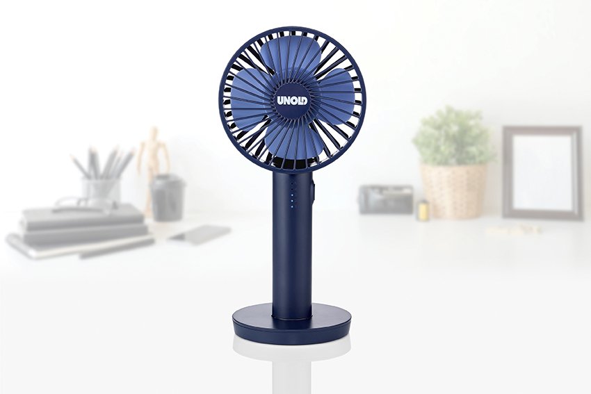 86628 Handventilator Breezy Ii Azul 4w 5 Geschwindigkeitsstufen Ø10cm