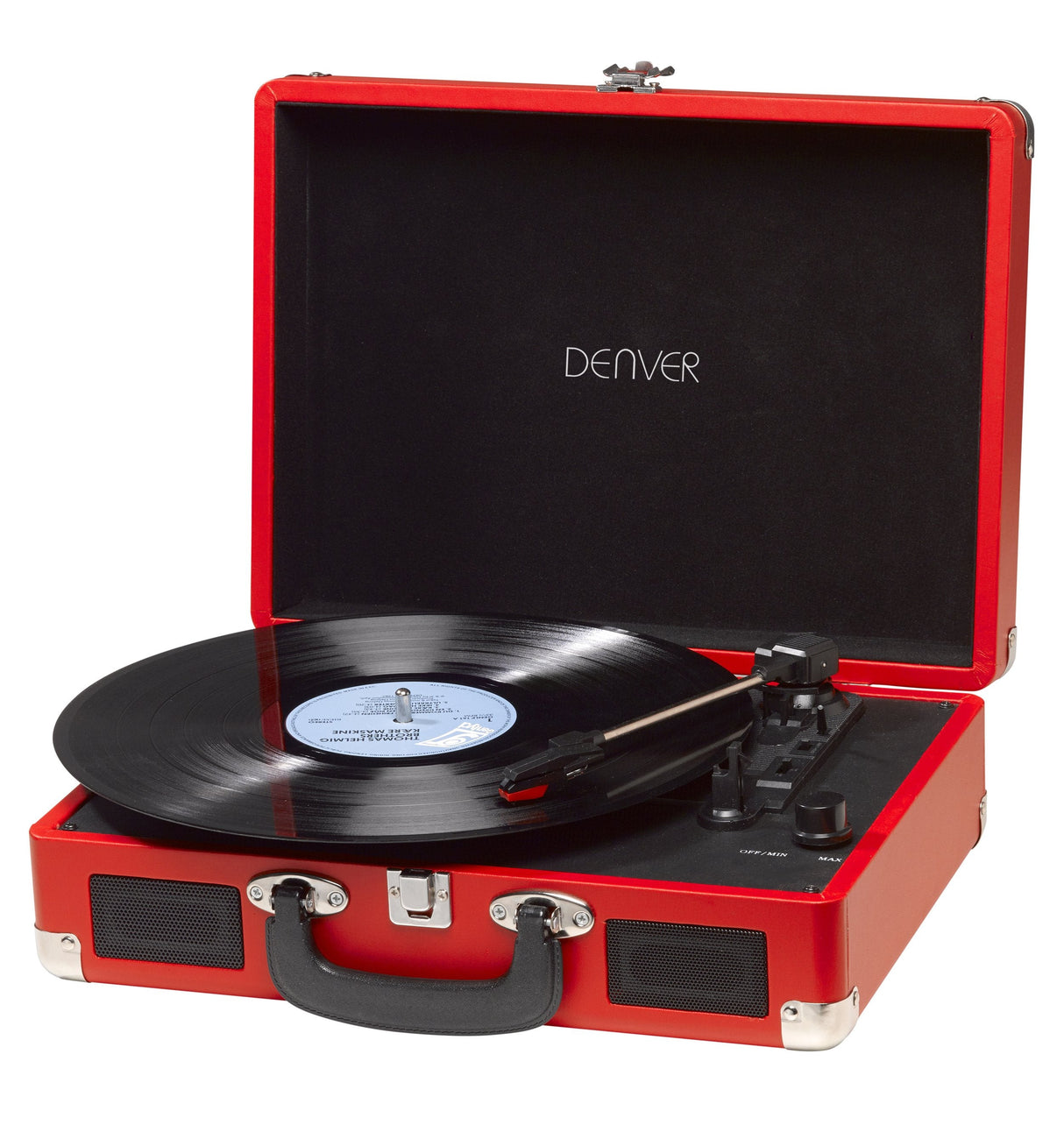 Tocadiscos Denver Vpl-120 Rojo