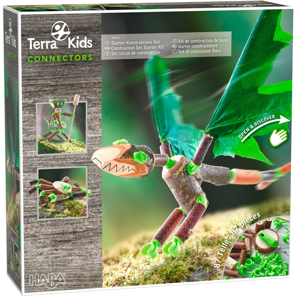 Haba Terra Terra Conectores De Conductores De Conductores De Conducción, Juguete De Construcción 1305341001