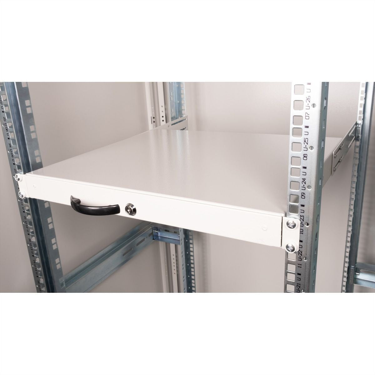 Roline 19-Zoll Tastatureinschub 1 He, 400 T Abschliebar Grau