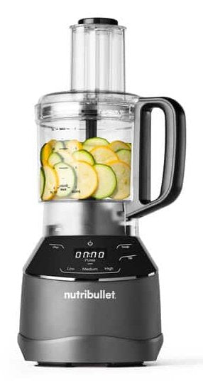 Mixer De Pie De Preparación Triple Nutribullet Nbf580b Grey Dark Grey, 1,500 Vatios, 1.8 Litros Y Procesador De Alimentos 1.6 Litros 0c22300117