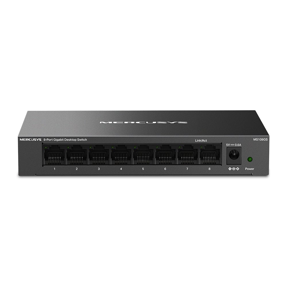 EAN 6957939001339 - Mercusys MS108GS switch No administrado Gigabit Ethernet (10/100/1000) Negro imagen 1