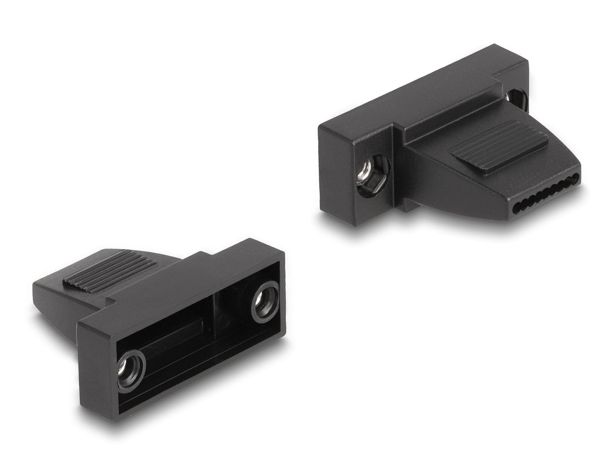 Delock 67025 Carcasa D-Sub Para 9 Pines Macho / Hembra; Carcasa De Plástico Para Cable Plano