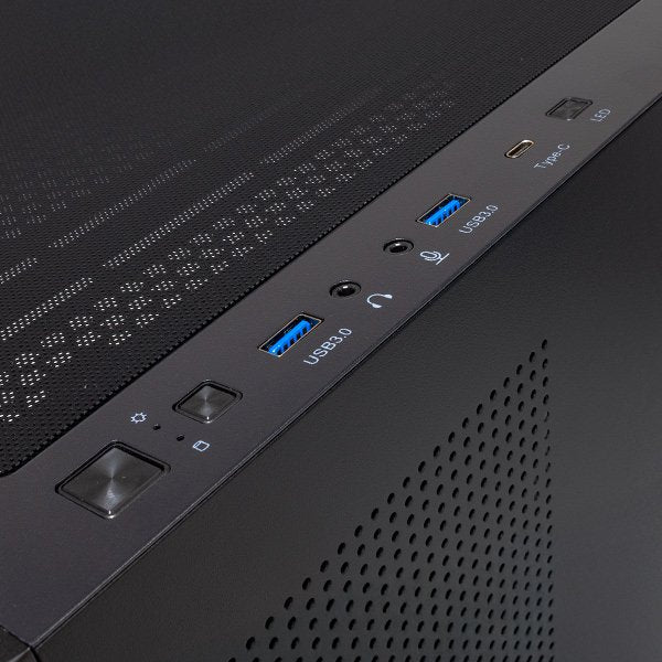 Caja Pc Unykach Revelat Mesh Black Atx, Micro Atx, Itx - 3.5", 2.5" - Usb-A 3.0, Usb-C Y