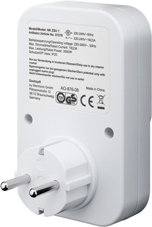 Programador Electrico Analogico Diario Goobay Kit De 2 Unidades