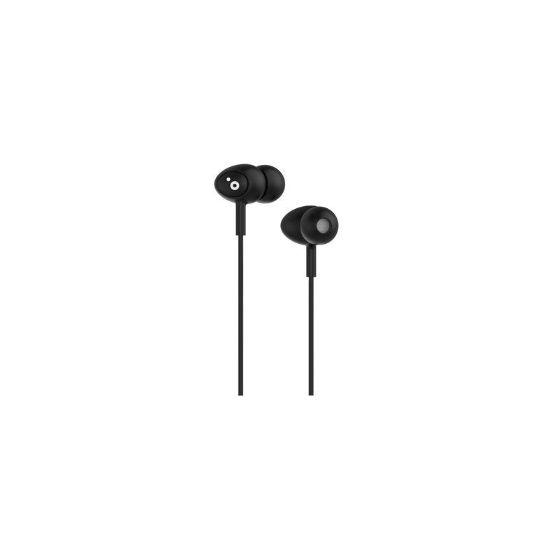 Auriculares Intrauditivos Sunstech Pops Con Micrófono Jack 3.5 Negros