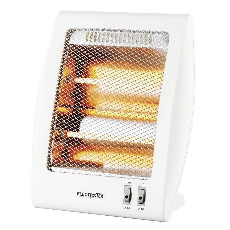EAN 8436568810843 - THULOS ET-QH02 calefactor eléctrico Interior y exterior Blanco 800 W Calefactor eléctrico de cuarzo imagen 1