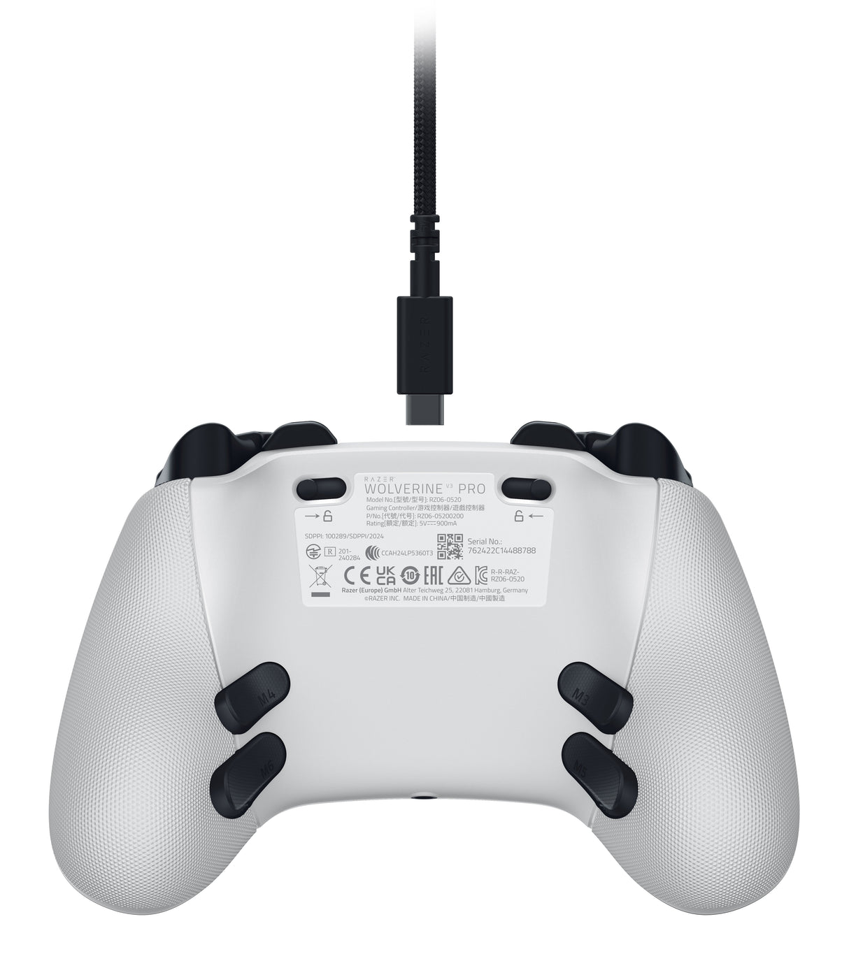 EAN 8887910082010 - Razer Wolverine V3 Pro Blanco USB Gamepad Analógico PC, Xbox Series S, Xbox Series X imagen 6