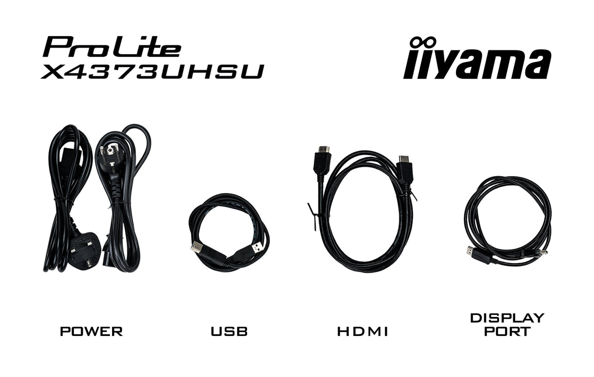 EAN 4948570118519 - iiyama ProLite X4373UHSU-B1 pantalla para PC 108 cm (42.5") 3840 x 2160 Pixeles 4K Ultra HD Negro imagen 9