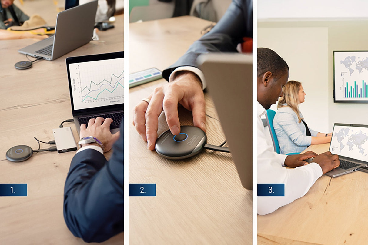 Digitus Wireless Collaboration System Hdmi/2xtx/1xrx