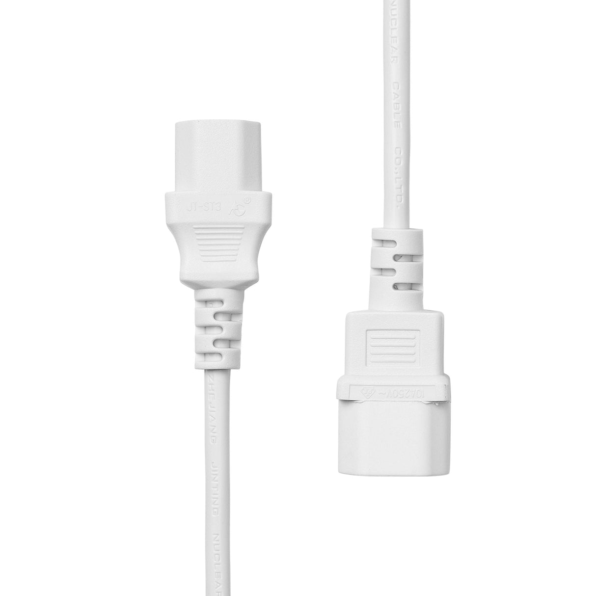 Proxtend Pc-C13c14-005w Cable De Transmisión Blanco 5 M C13 Acoplador C14 Acoplador