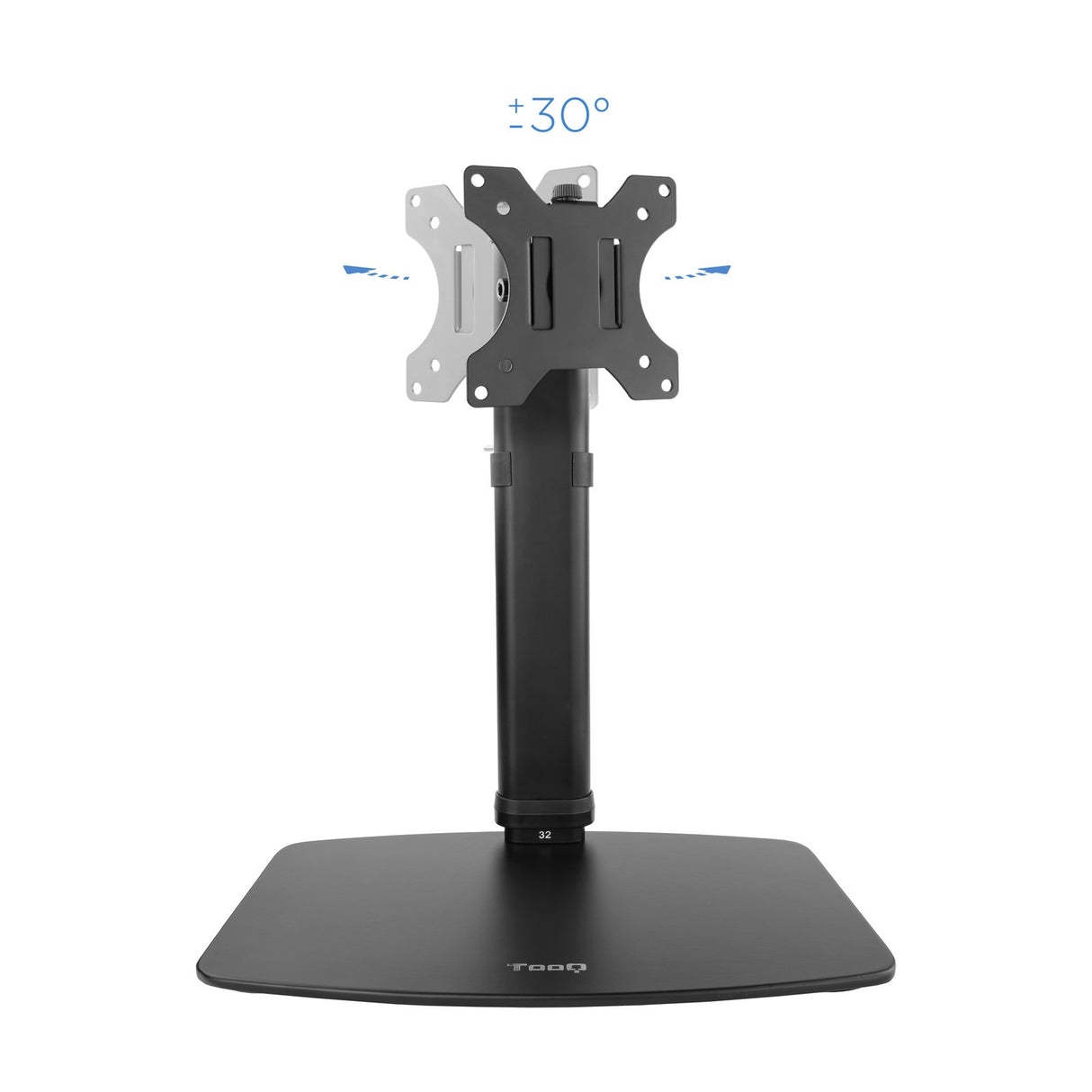 EAN 8433281009721 - TooQ DB1127TN-B soporte para monitor 68,6 cm (27") Escritorio Negro imagen 5