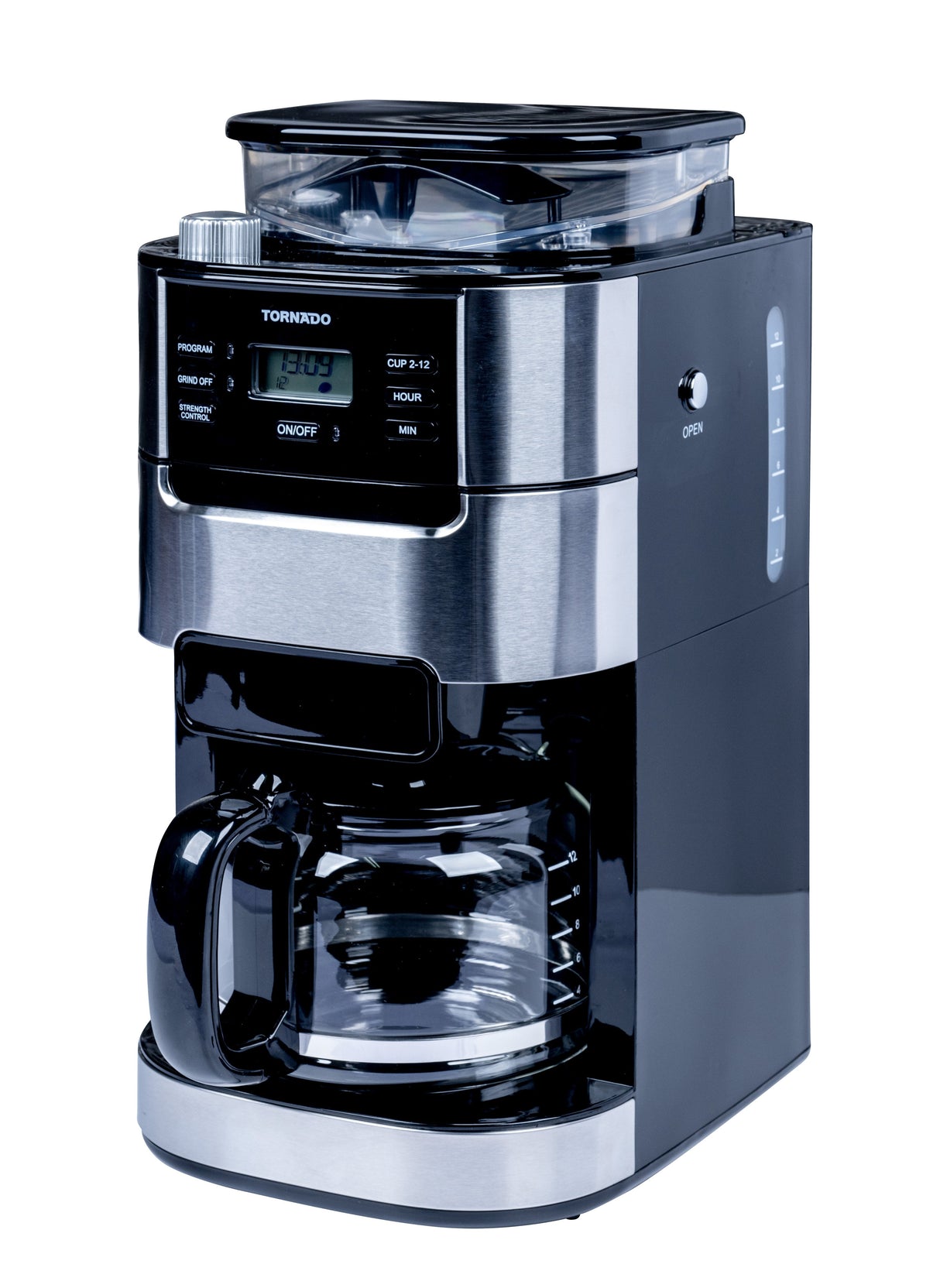 Cafetera Tornado Automática Tcm-1025a-Gs / Kaffeevollautomat Acero Y Negro