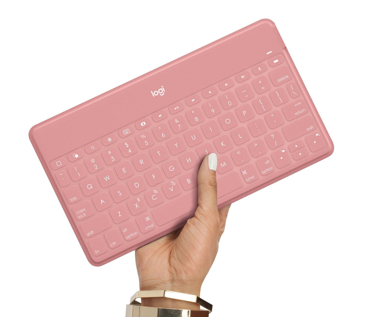 Logitech Keys-To-Go - Blush Pink - Deu - Central