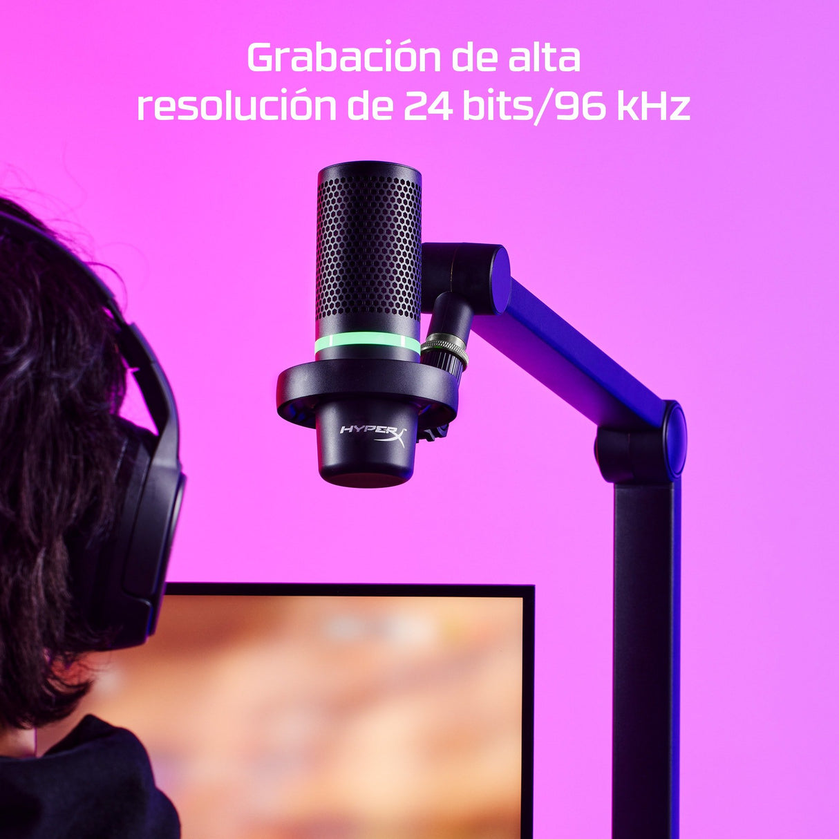 EAN 0196188046449 - HyperX DuoCast - USB Microphone (Black) - RGB Lighting Micrófono para videoconsola imagen 7