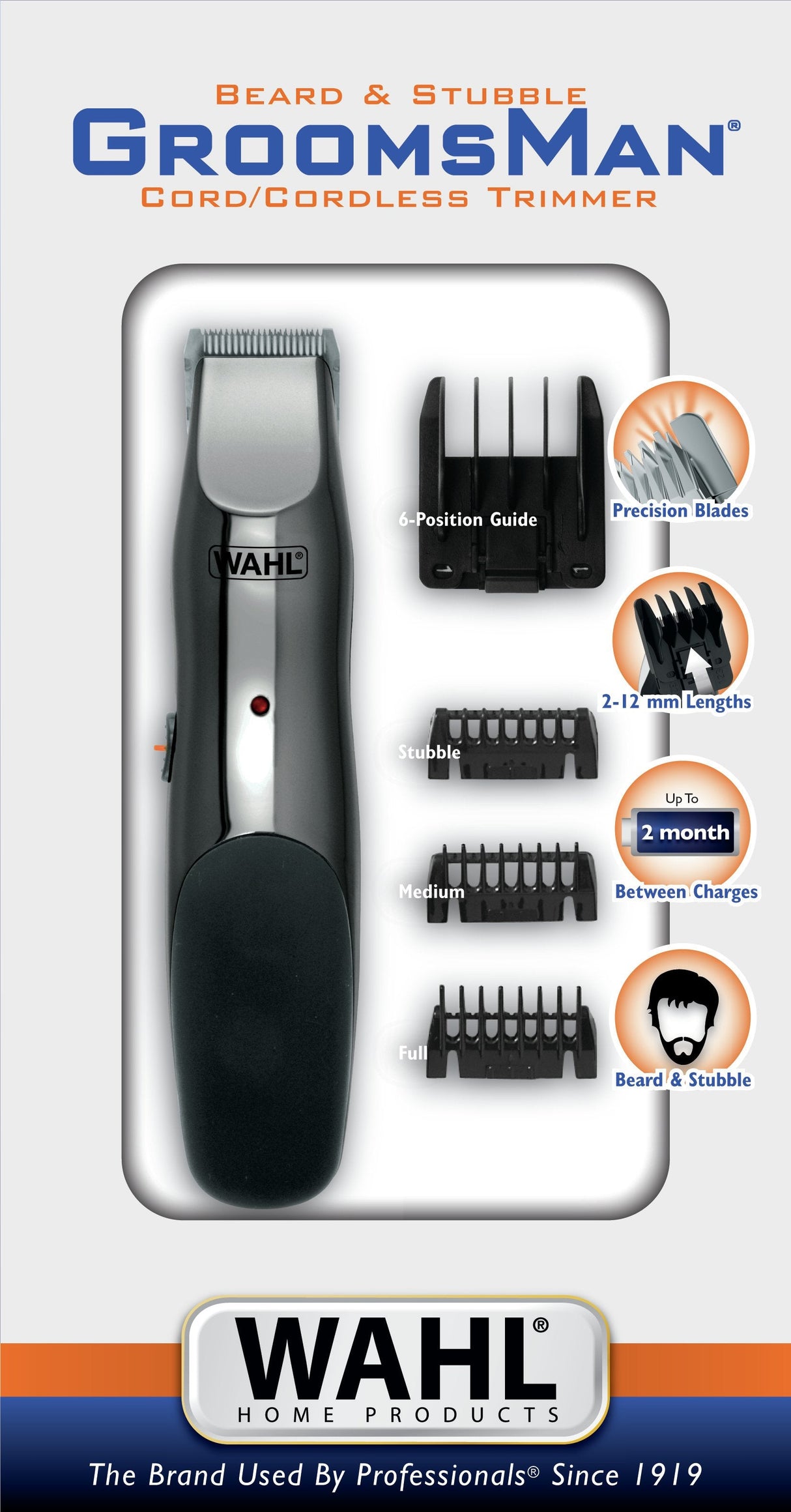 Wahl Grommsman 9918-1416 Recortadora Profesional De Barba Y Cuerpo
