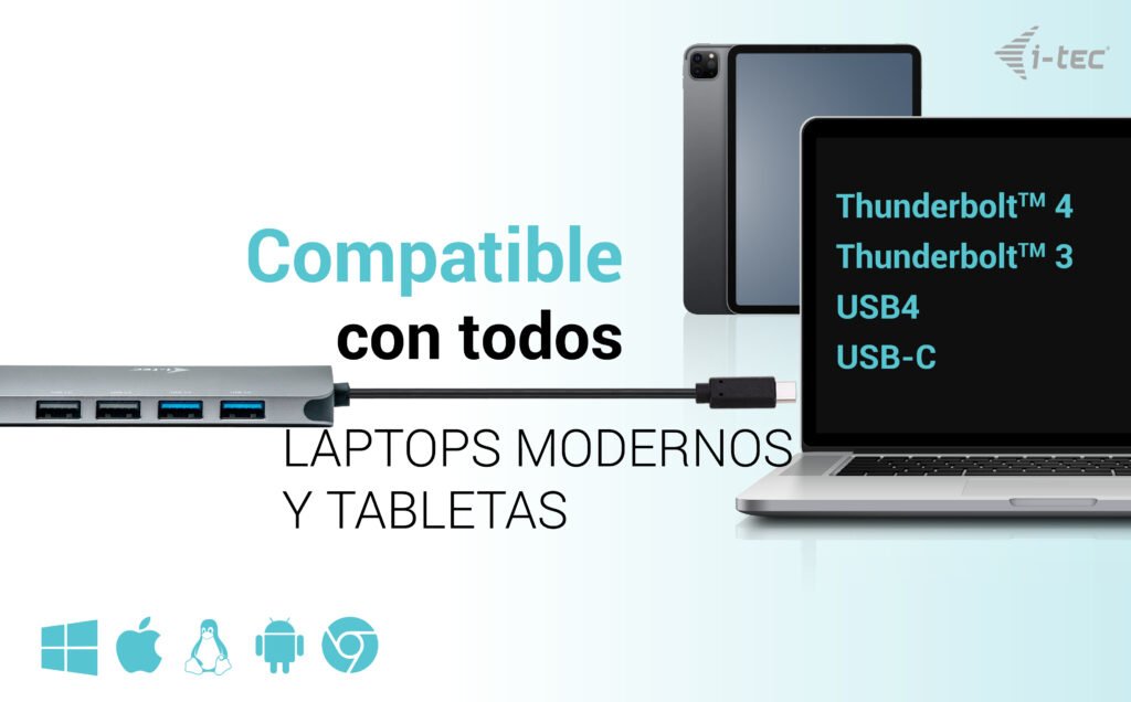 I-Tec Usb-C Metal Nano 2x Hdmi Docking Station + Pd 100w