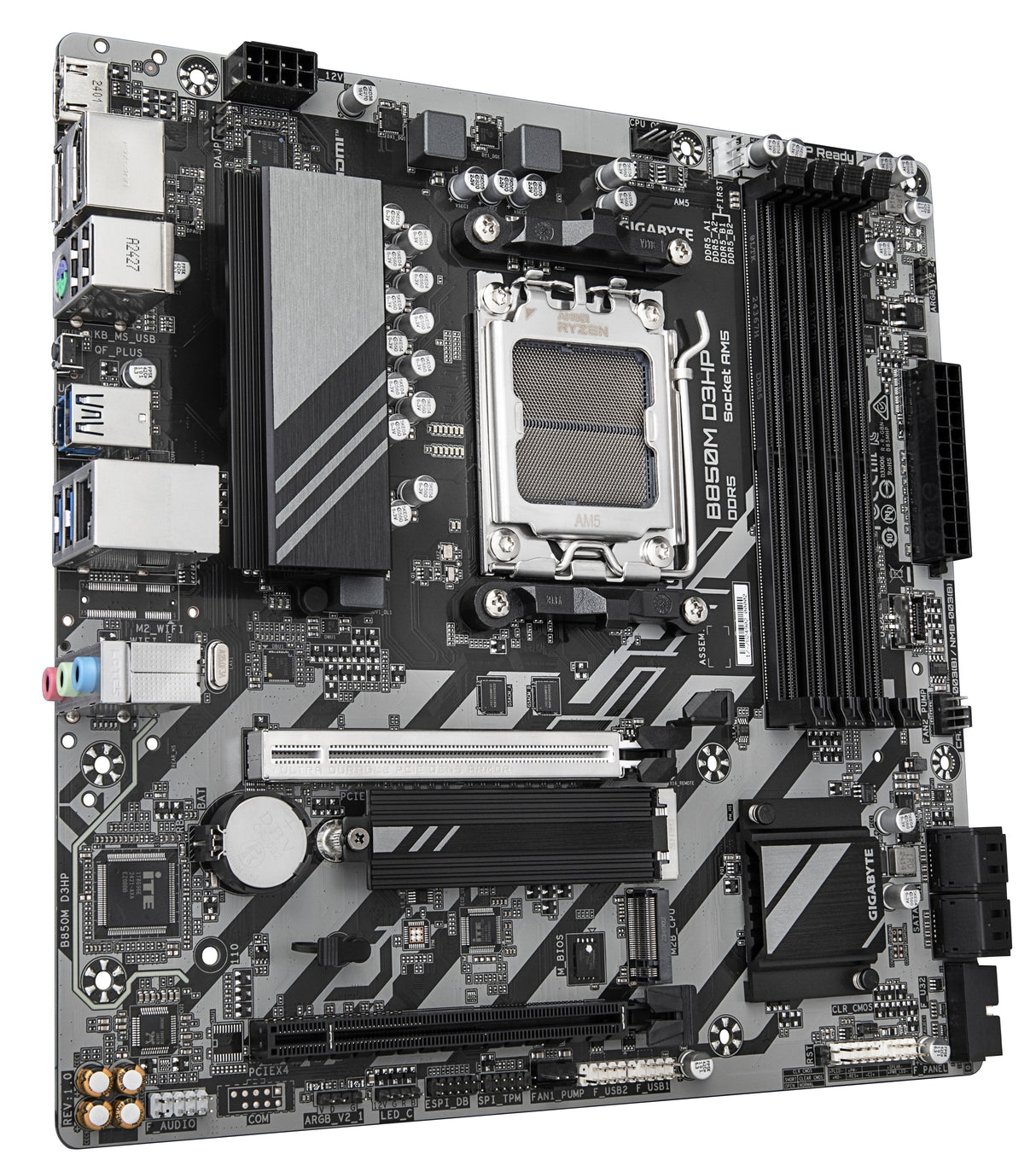 Placa Base B850m D3hp Gigabyte Amd Am5/ Ddr5/ Amd B850/ Hdmi, 2xdisplayport/ Microatx