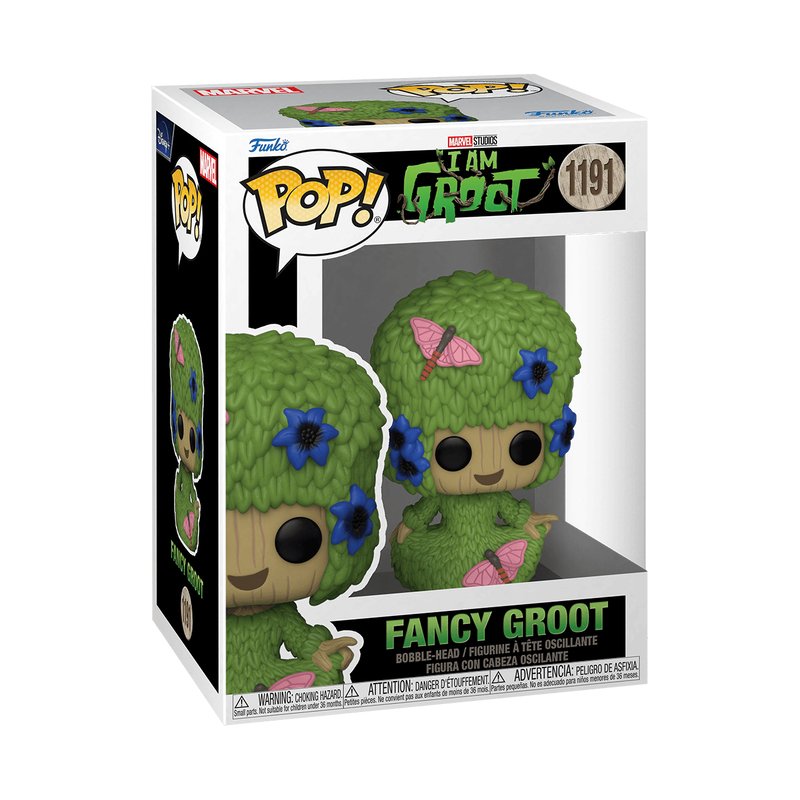 Funko Pop Marvel Guardianes De La Galaxia Fancy Groot Marie Hair 70649