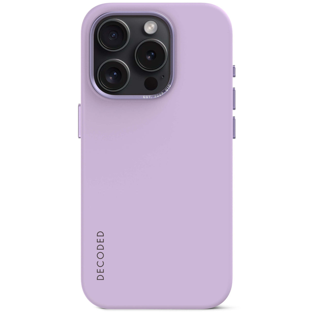 Decoded Antimicrobial Silicone Backcover Ip 15 Pro Max Lavender