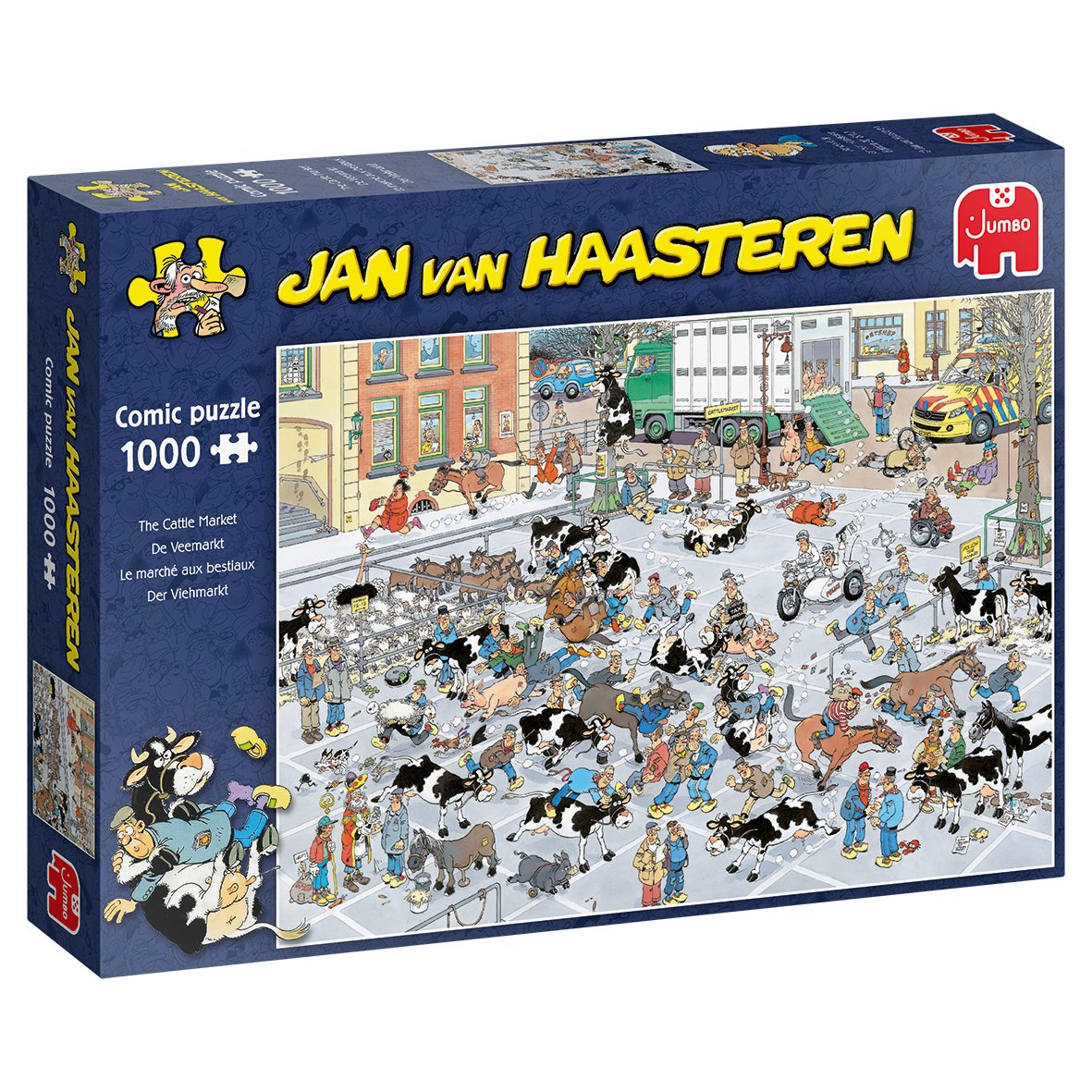Jumbo Jan Van Haasteren Der Vieh-Markt Viehmarkt 1000 Teile Puzzle (19075)