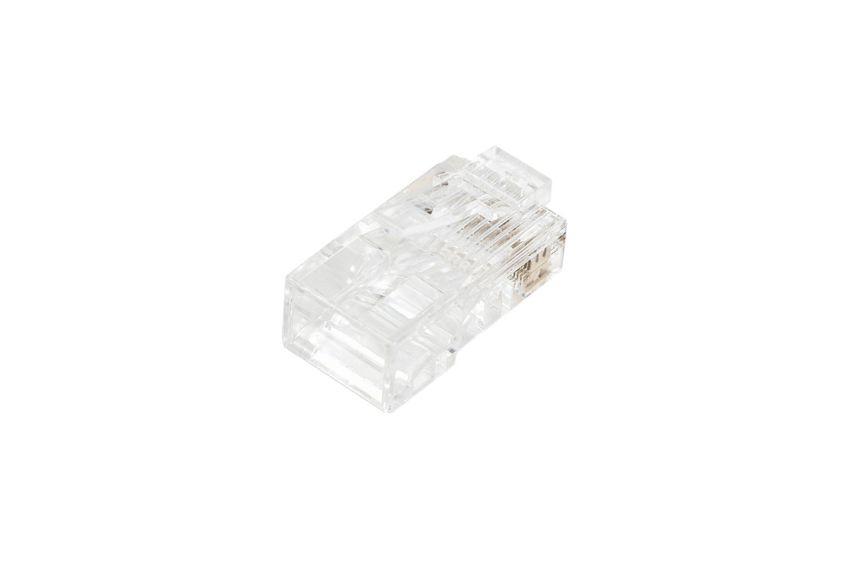 Conector Rj45 (8p8c) Przelotowy, Kat.5e, Nieblindado, Awg 26-24, Opakowanie 100 Unidades
