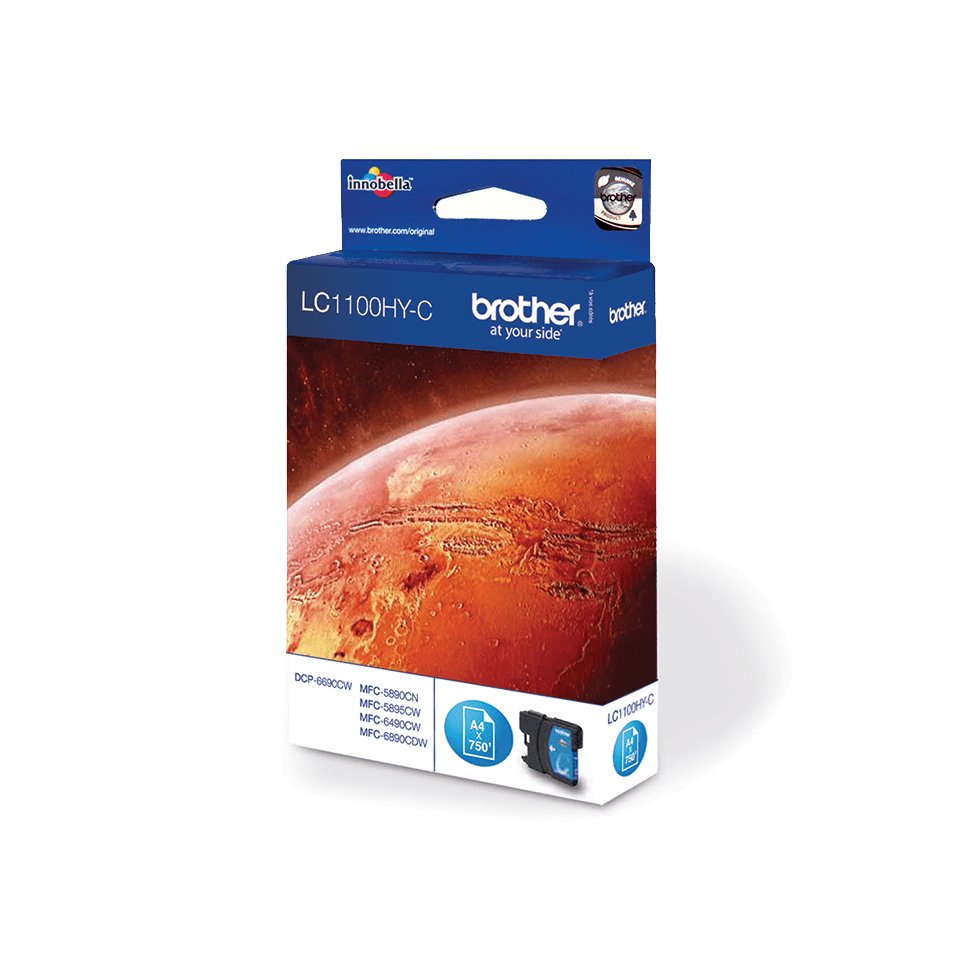 EAN 4977766659840 - Brother LC1100HYC cartucho de tinta 1 pieza(s) Original Cian imagen 2