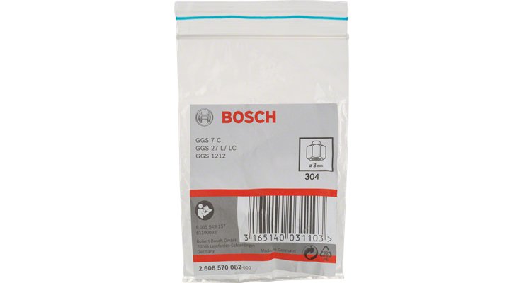 Portabrocas Bosch Professional De 1/8" Con Tuerca De Apriete 2608570083
